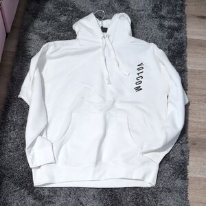 Volcom White Men's Pullover Hoodie